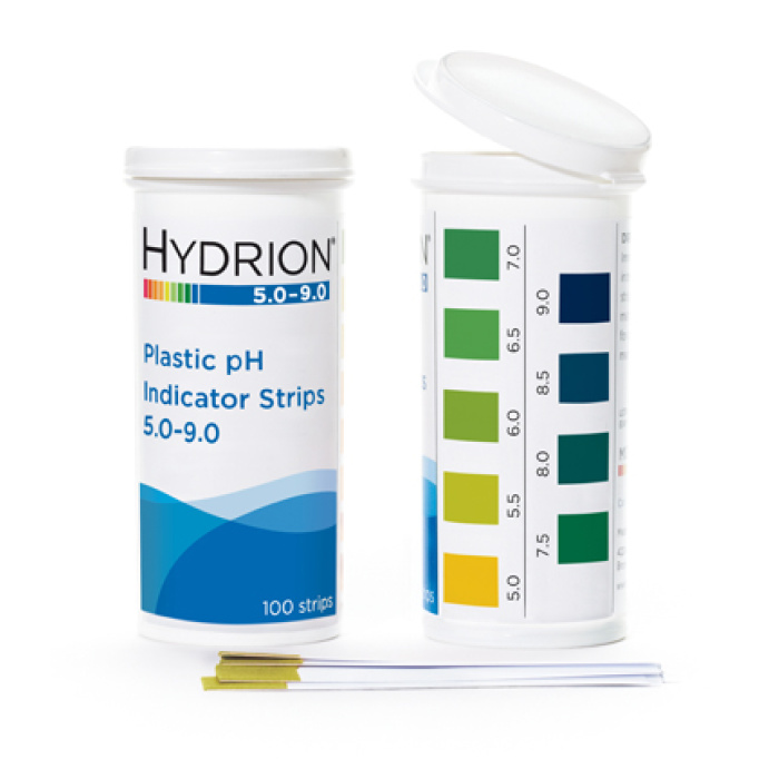 hydrion (9400) spectral 5.0-9.0 plastic ph strip
