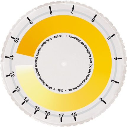 fd102 comparator disk - sodium hypochlorit