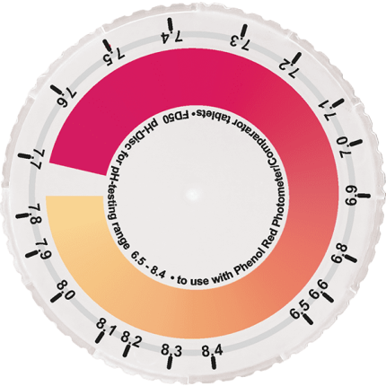 fd50 comparator disk - ph 6.5 - 8.4
