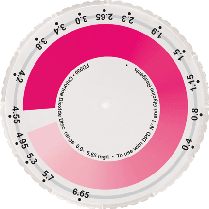 fd900 comparator disk - chlorine dioxide