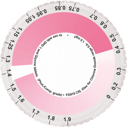 fd910 comparator disk - chlorine dioxide